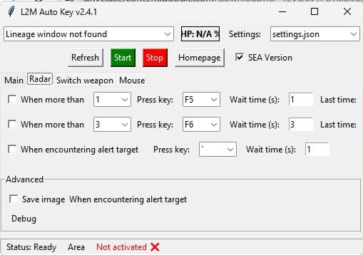 Lineage 2 mobile rada auto detect enemy