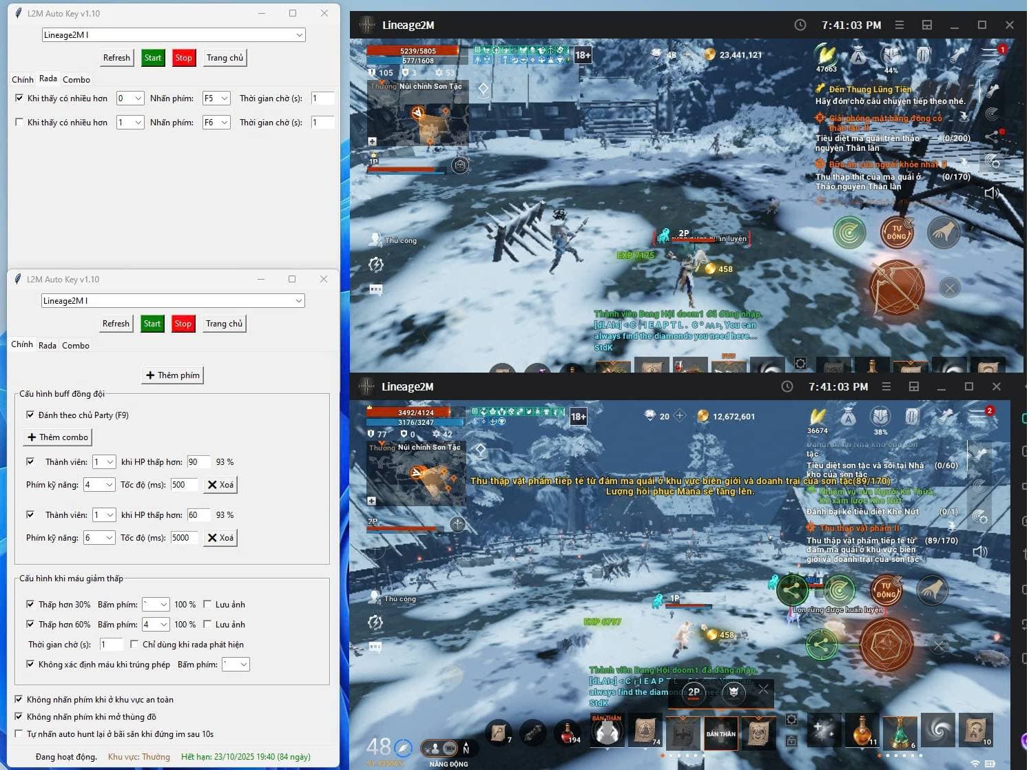 Hướng dẫn bơm máu l2m
